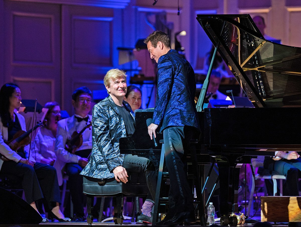 Jean-Yves Thibaudet and Michael Feinstein enlist Ron Tomson for their recently unveiled show - Ron Tomson