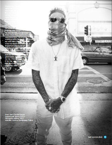 Ach Rapper Tyga Style — Ron Tomson RNT23 Jeans in 360 Magazine