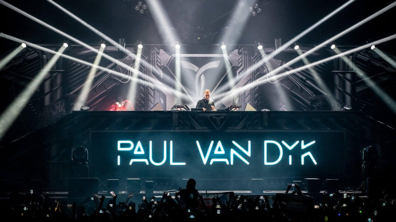 Grammy-winning DJ Paul Van Dyk wearing Ron Tomson RNT23 for his Sunday Sessions live stream from Berlin