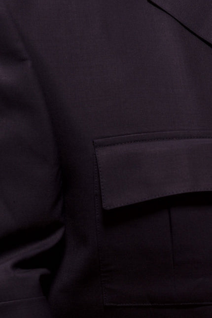 Short Sleeve Safari Suit - Navy