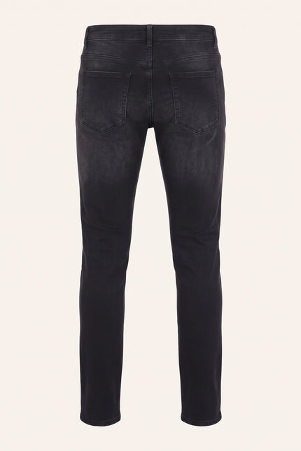 Classic Slim Fit Jean - Black - Back View