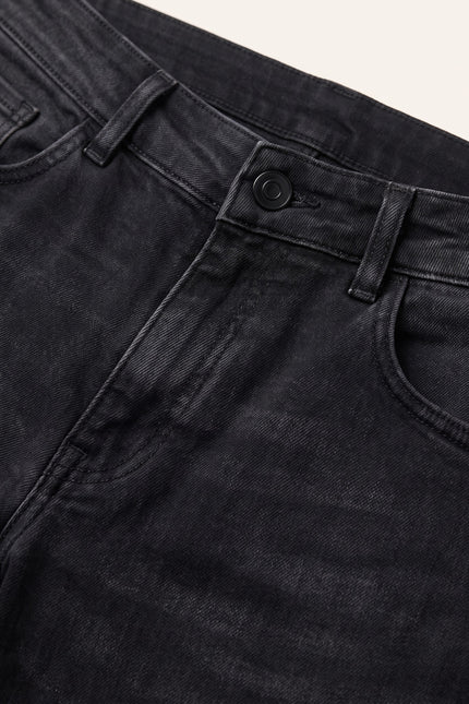 Classic Slim Fit Jean - Black - Detail View