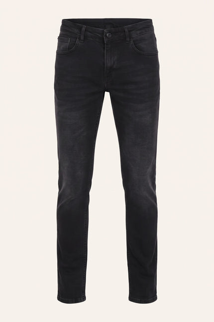 Classic Slim Fit Jean - Black - Front View