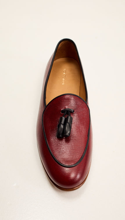 The Tassel Loafer - Burgundy