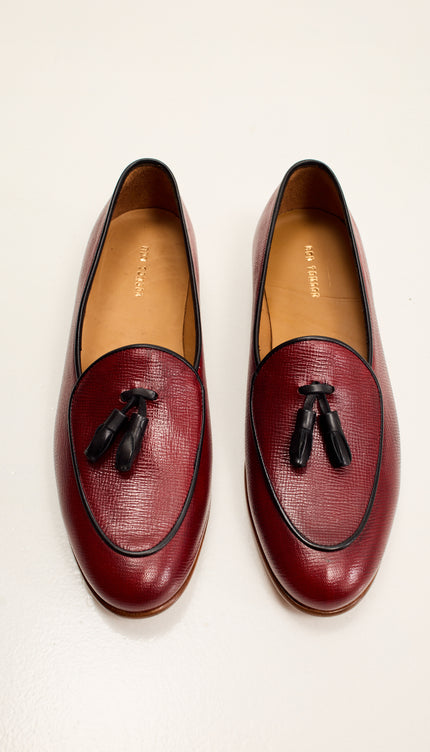 The Tassel Loafer - Burgundy