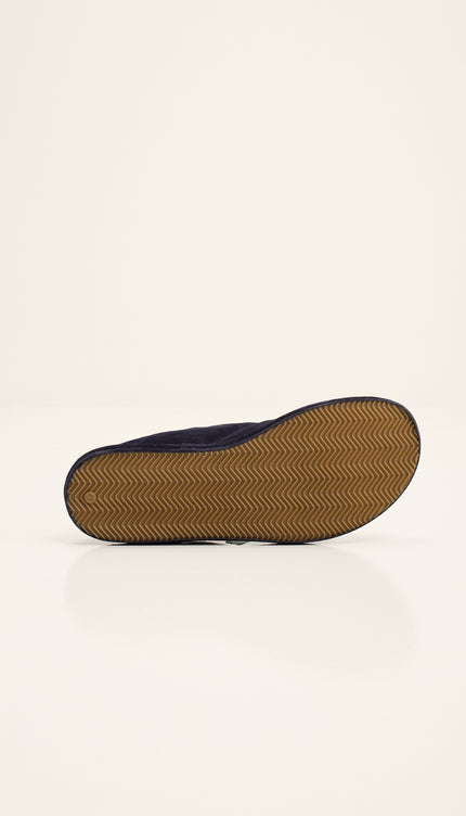 Suede Espadrilles with Italian Rubber Sole - Navy