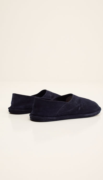 Suede Espadrilles with Italian Rubber Sole - Navy