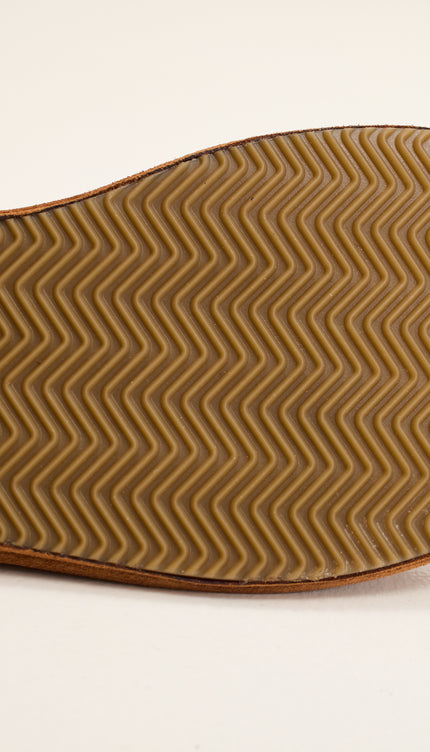 Suede Espadrilles with Italian Rubber Sole - Brown Suede