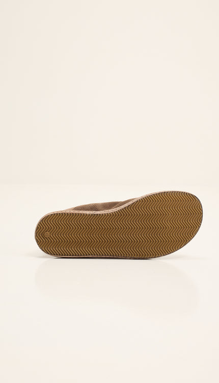 Suede Espadrilles with Italian Rubber Sole - Perforated Grey Beige