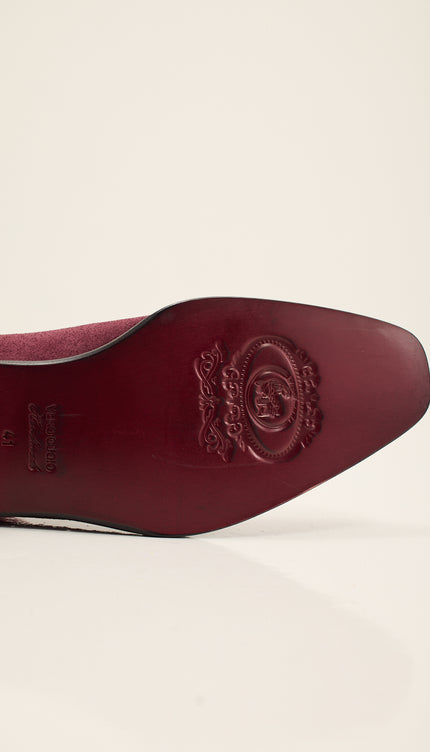 All Leather Essential Chelsea Boot  - Oxblood Suede