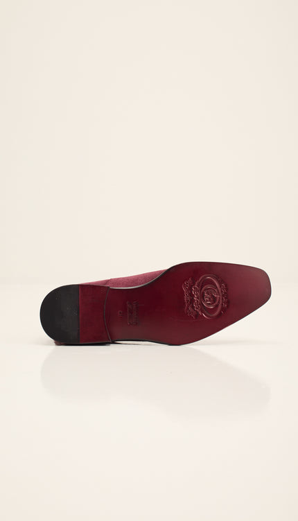All Leather Essential Chelsea Boot  - Oxblood Suede