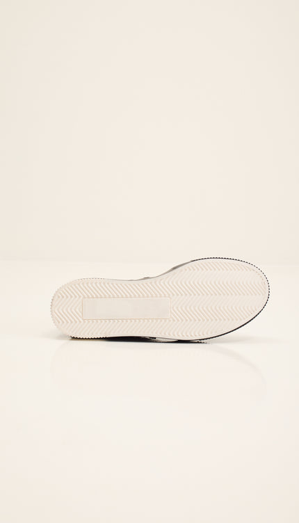 The King Leather and Suede High Tops - Black Suede