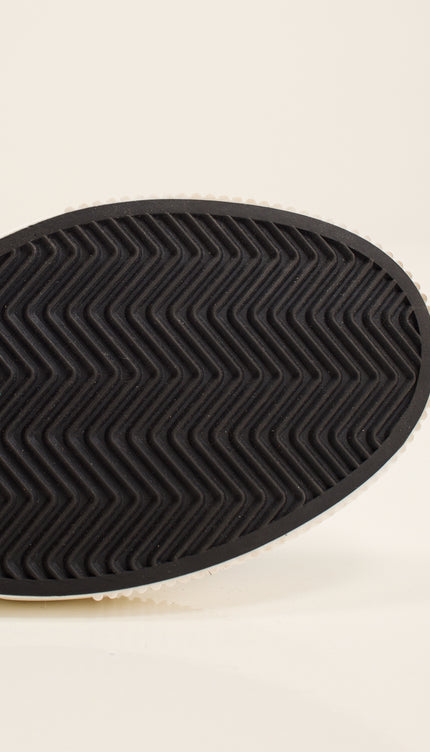 THE KING - Suede Leather and Rubber Sole Chelsea Boots - Black