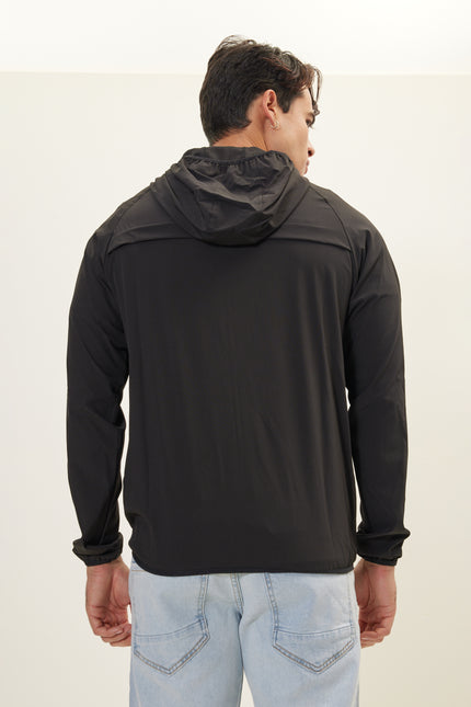 Men's Full-Zip Bomber - Black | Ron Tomson