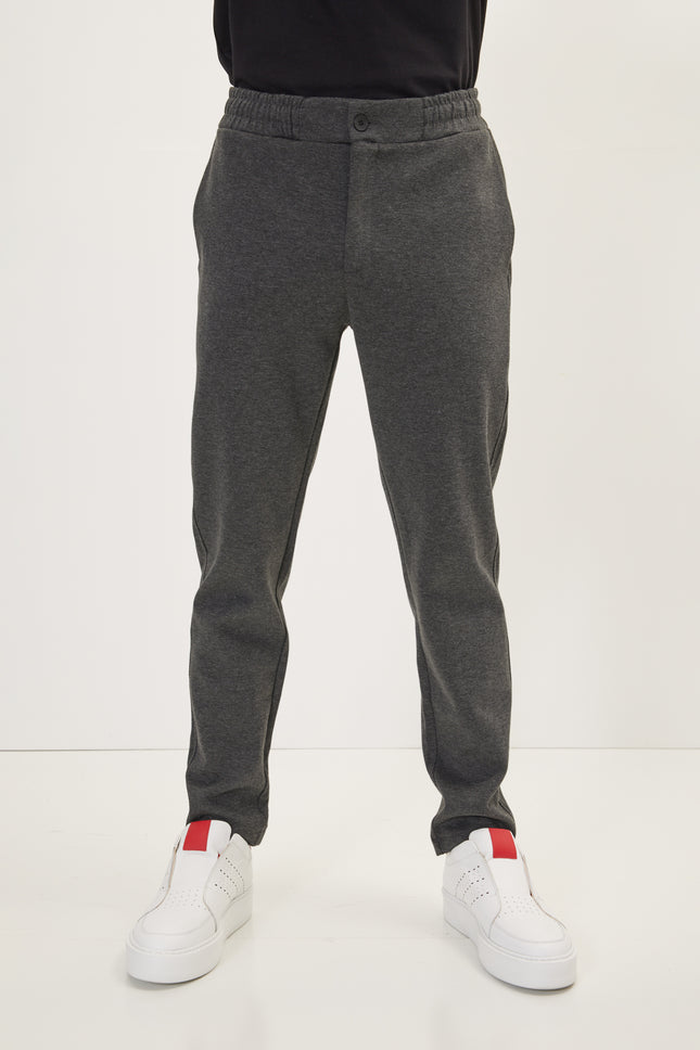 Men's Drawstring Joggers - Anthracite | Ron Tomson