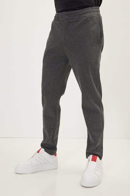 Men's Drawstring Joggers - Anthracite | Ron Tomson