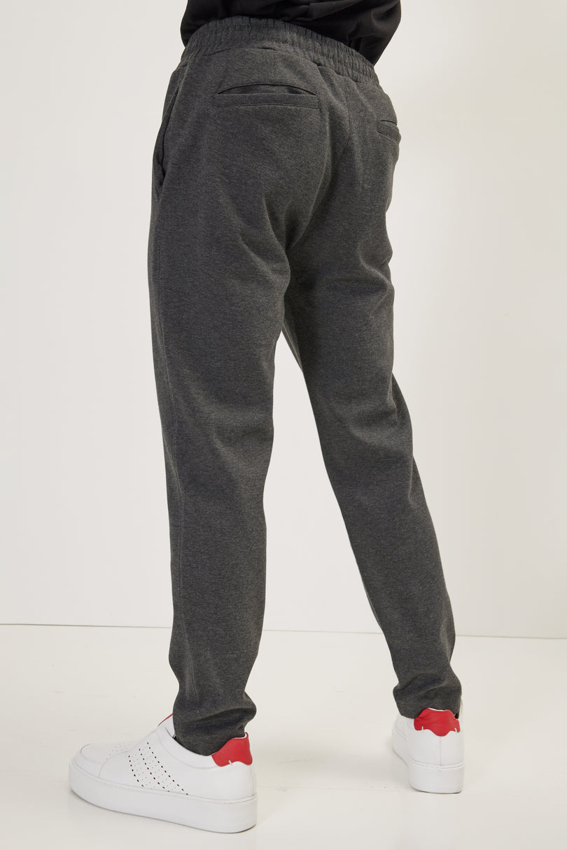 Men's Drawstring Joggers - Anthracite | Ron Tomson