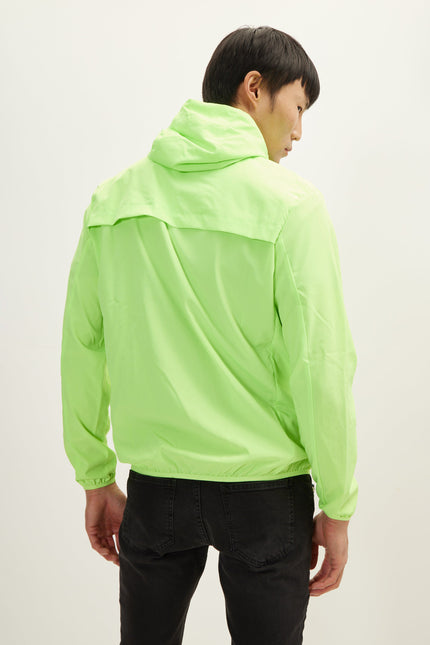 Men's Hooded Rain Jacket - Neon Yellow | Ron Tomson