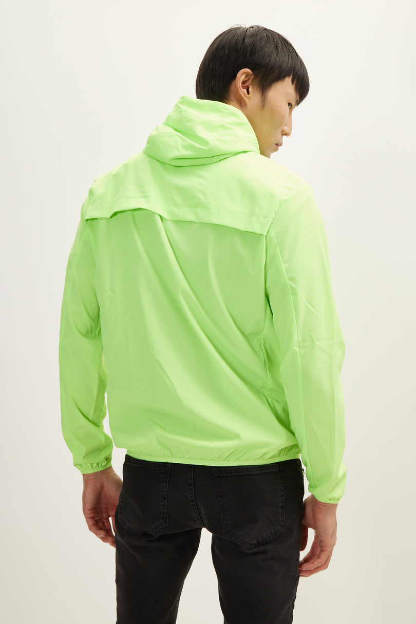 Men's Hooded Rain Jacket - Neon Yellow | Ron Tomson