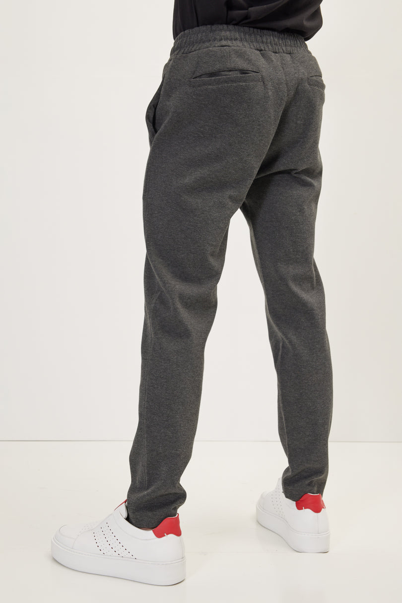 Men's Drawstring Joggers - Anthracite | Ron Tomson