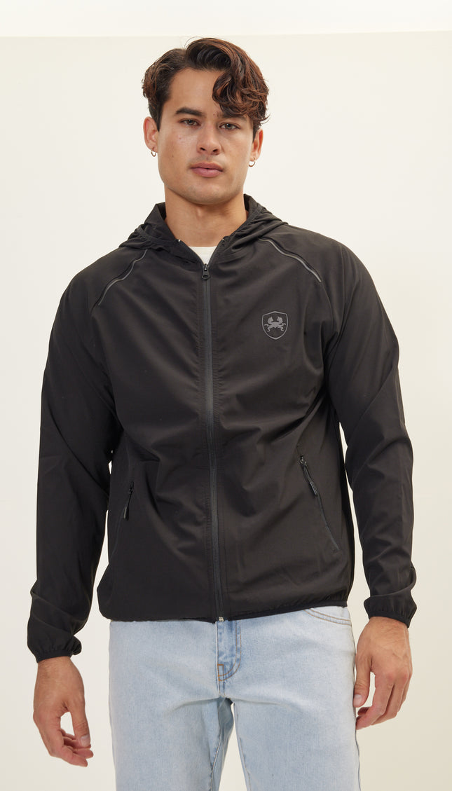 Full-Zip Bomber - Black