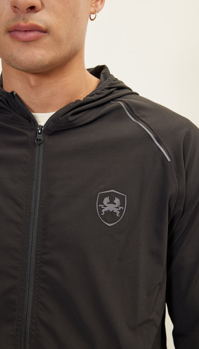Full-Zip Bomber - Black