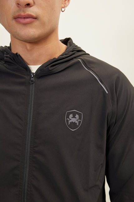 Men's Full-Zip Bomber - Black | Ron Tomson