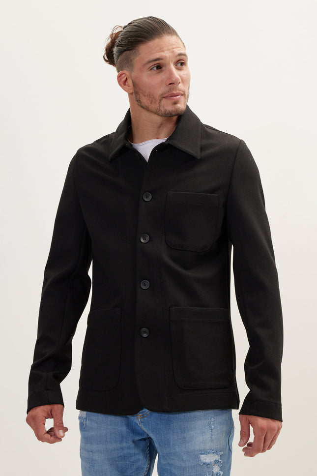 Men's Chore Coat - Black | Ron Tomson