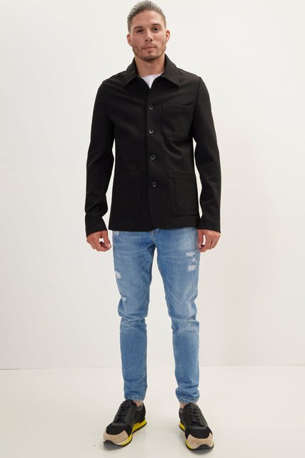 Men's Chore Coat - Black | Ron Tomson