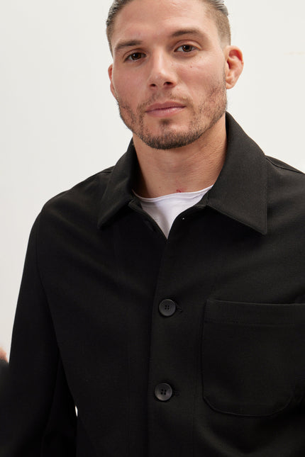 Men's Chore Coat - Black | Ron Tomson