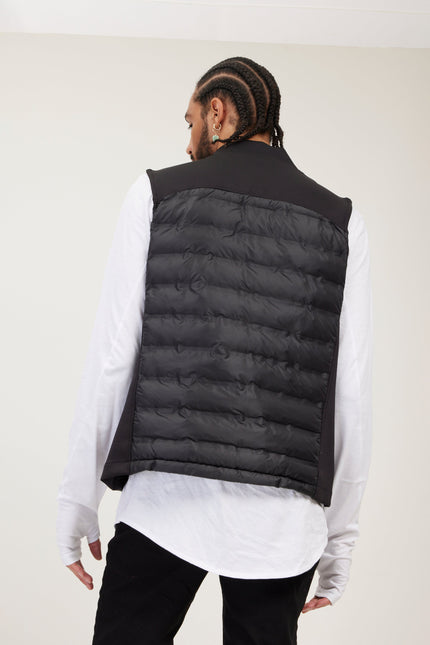 Men's Puffer Vest - Black | Ron Tomson