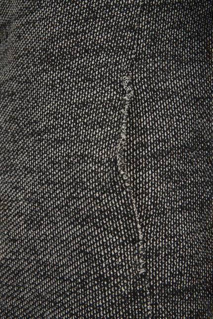 Men's Shawl Collar Cardigan - Black White | Ron Tomson