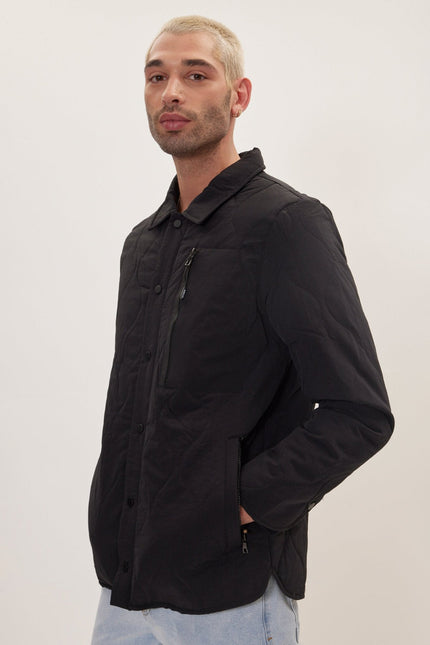 Men's Camo Chore Coat - Black | Ron Tomson