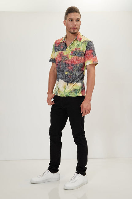 Men's Printed Polo Shirt - Hawaii | Ron Tomson