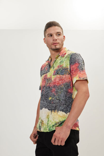 Men's Printed Polo Shirt - Hawaii | Ron Tomson