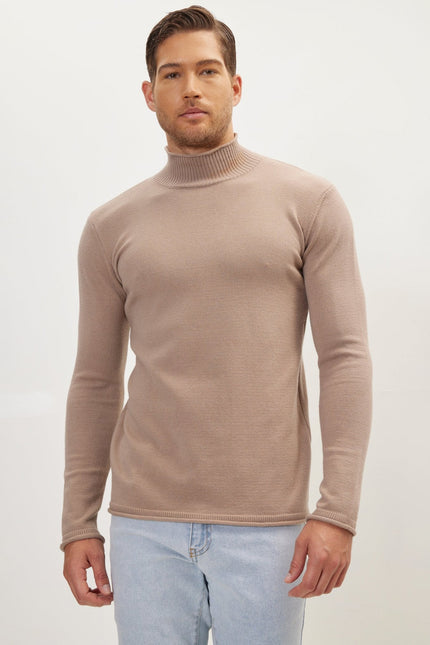 Men's Mock-Neck Sweater - Vizon | Ron Tomson