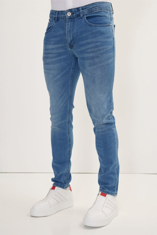 Men's Slim Fit Jean - Dark Navy | Ron Tomson
