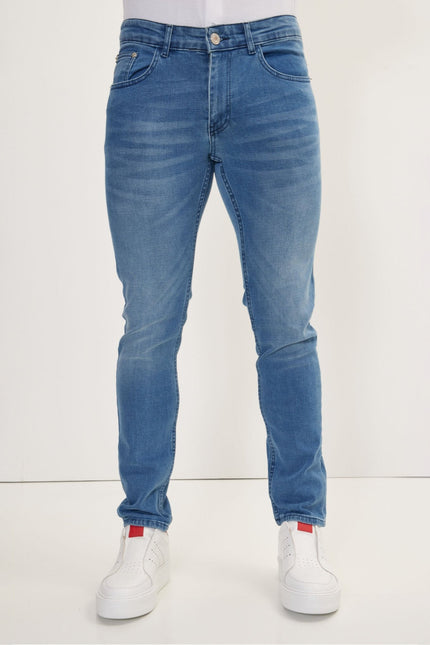 Men's Slim Fit Jean - Dark Navy | Ron Tomson
