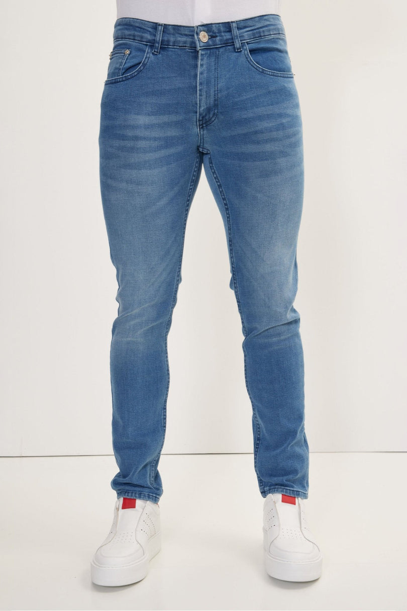 Men's Slim Fit Jean - Dark Navy | Ron Tomson