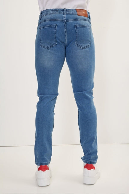 Men's Slim Fit Jean - Dark Navy | Ron Tomson