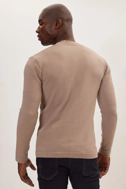 Men's V-Neck Cardigan - Vizon | Ron Tomson