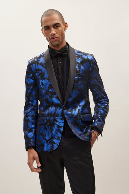 Men's Floral Shawl Lapel Tuxedo Jacket - Parliament | Ron Tomson