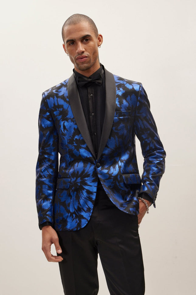 Men's Floral Shawl Lapel Tuxedo Jacket - Parliament | Ron Tomson