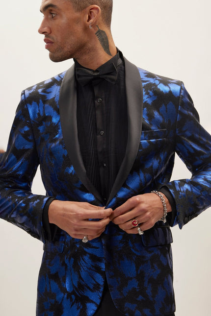 Men's Floral Shawl Lapel Tuxedo Jacket - Parliament | Ron Tomson