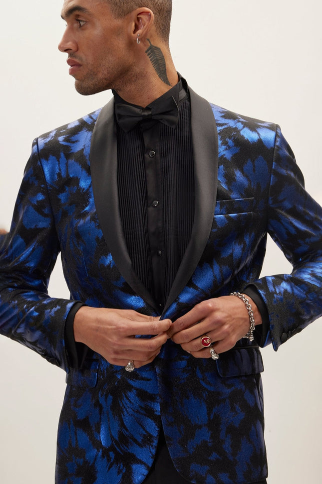 Men's Floral Shawl Lapel Tuxedo Jacket - Parliament | Ron Tomson