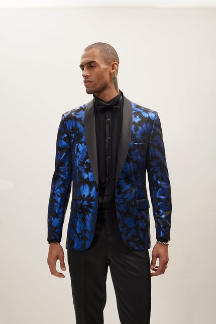 Men's Floral Shawl Lapel Tuxedo Jacket - Parliament | Ron Tomson
