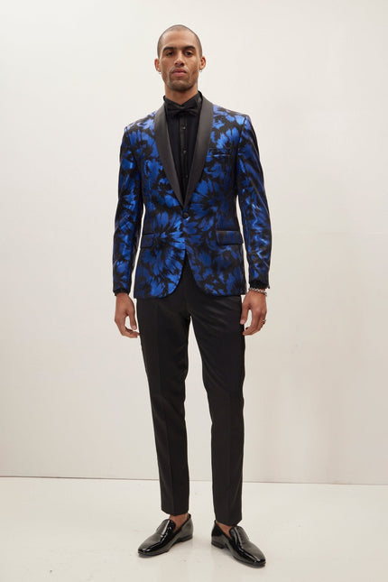 Men's Floral Shawl Lapel Tuxedo Jacket - Parliament | Ron Tomson