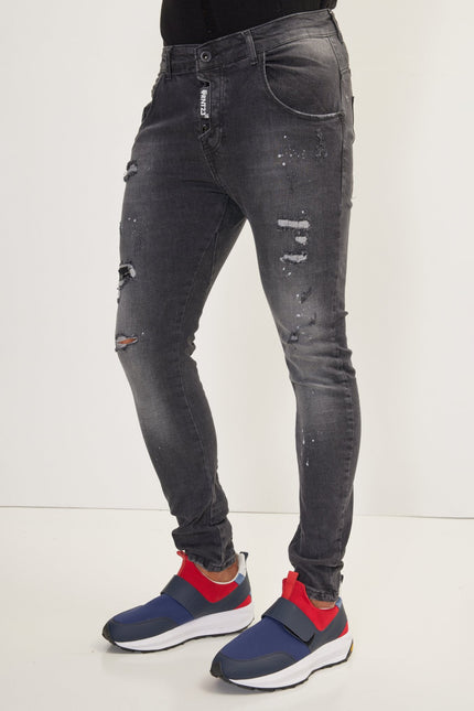 Men's Slim-Fit Jeans - Anthracite | Ron Tomson