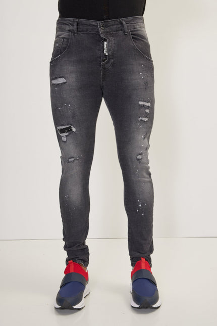 Men's Slim-Fit Jeans - Anthracite | Ron Tomson