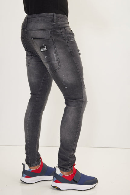 Men's Slim-Fit Jeans - Anthracite | Ron Tomson